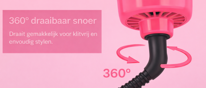 Roze Föhnborstel