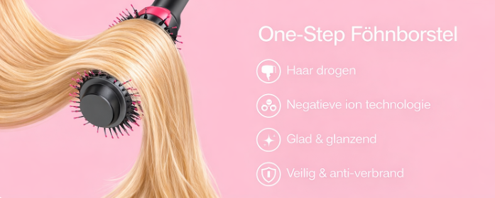 Roze Föhnborstel